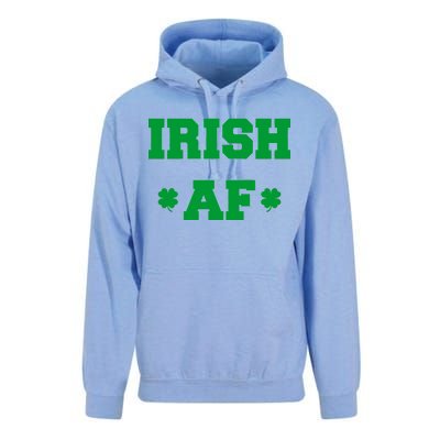 Irish AF St Patrick's Day Clover Unisex Surf Hoodie