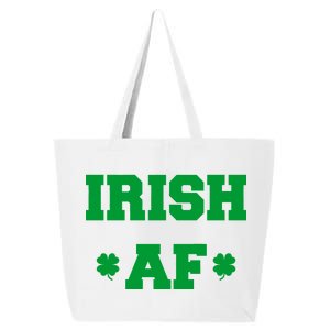 Irish AF St Patrick's Day Clover 25L Jumbo Tote