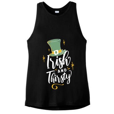 Irish And Thirsty Ladies PosiCharge Tri-Blend Wicking Tank