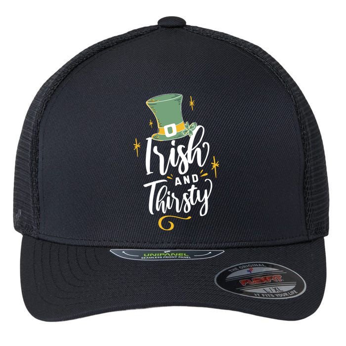 Irish And Thirsty Flexfit Unipanel Trucker Cap