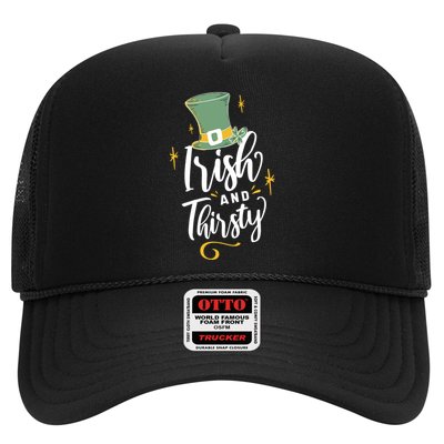 Irish And Thirsty Trucker Hat