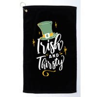 Irish And Thirsty Golf Towel