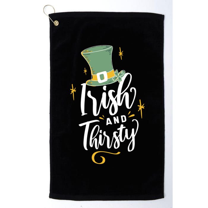 Irish And Thirsty Golf Towel