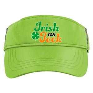 Irish as Feck Funny St. Patrick's Day Adult Drive Performance Visor