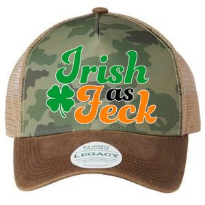 Irish as Feck Funny St. Patrick's Day Legacy Tie Dye Trucker Hat