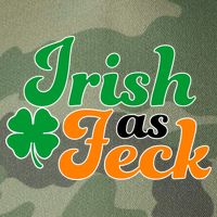 Irish as Feck Funny St. Patrick's Day Legacy Tie Dye Trucker Hat