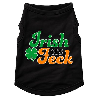 Irish as Feck Funny St. Patrick's Day Doggie Tank