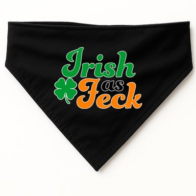 Irish as Feck Funny St. Patrick's Day USA-Made Doggie Bandana
