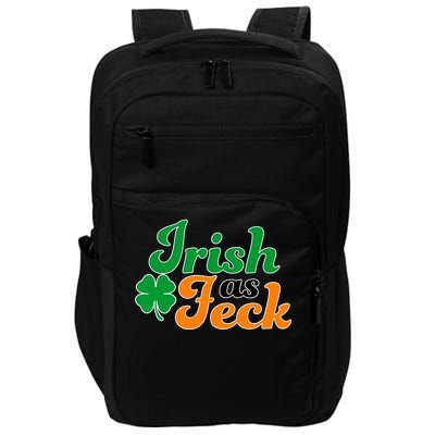 Irish as Feck Funny St. Patrick's Day Impact Tech Backpack