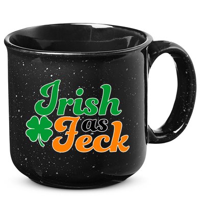 Irish as Feck Funny St. Patrick's Day 15oz Campfire Ceramic Mug