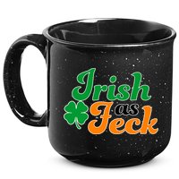 Irish as Feck Funny St. Patrick's Day 15oz Campfire Ceramic Mug
