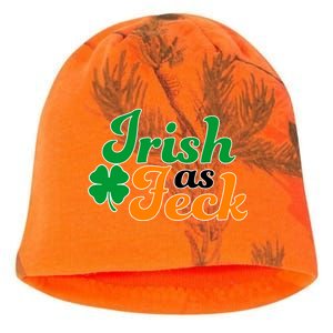 Irish as Feck Funny St. Patrick's Day Kati - Camo Knit Beanie