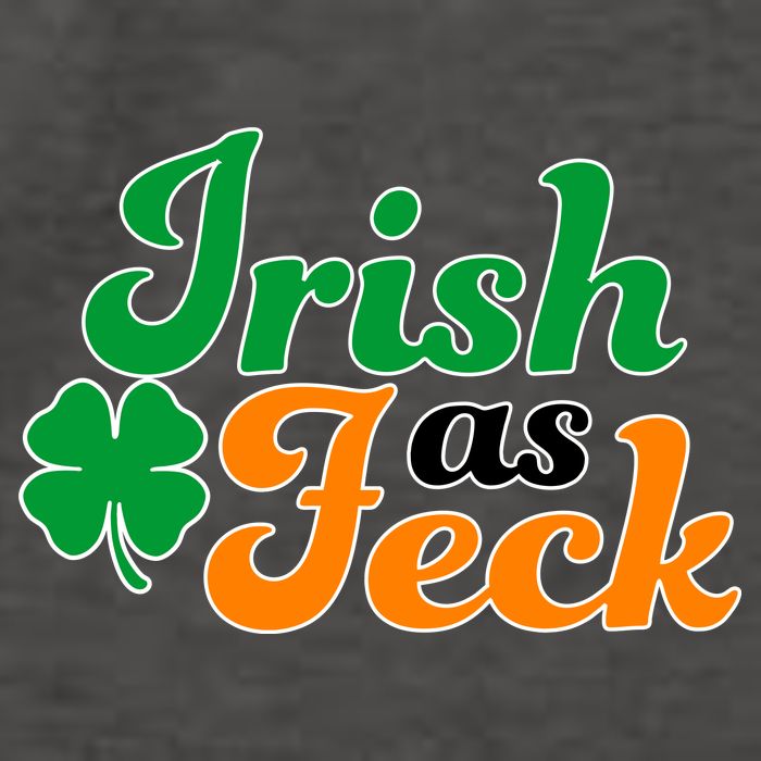 Irish as Feck Funny St. Patrick's Day Vector Backpack