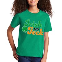 Irish as Feck Funny St. Patrick's Day Kids T-Shirt
