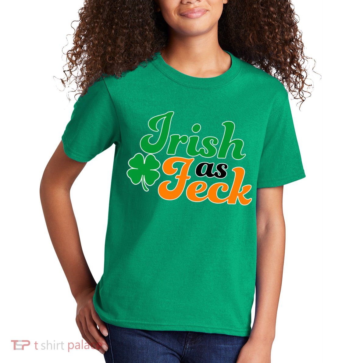 Irish as Feck Funny St. Patrick's Day Kids T-Shirt