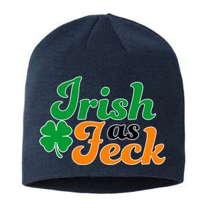 Irish as Feck Funny St. Patrick's Day Sustainable Beanie