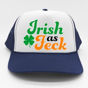 Irish as Feck Funny St. Patrick's Day Trucker Hat