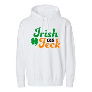 Irish as Feck Funny St. Patrick's Day Garment-Dyed Fleece Hoodie