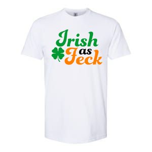 Irish as Feck Funny St. Patrick's Day Softstyle CVC T-Shirt