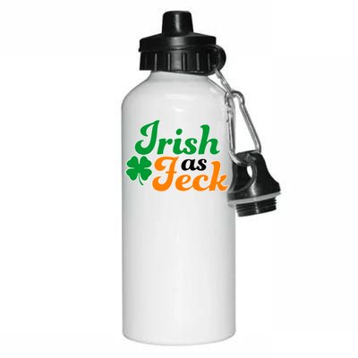 Irish as Feck Funny St. Patrick's Day Aluminum Water Bottle