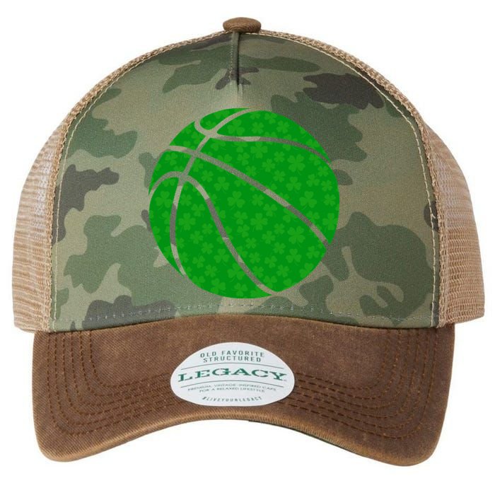 Irish Basketball Shamrock Clover Legacy Tie Dye Trucker Hat