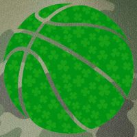 Irish Basketball Shamrock Clover Legacy Tie Dye Trucker Hat
