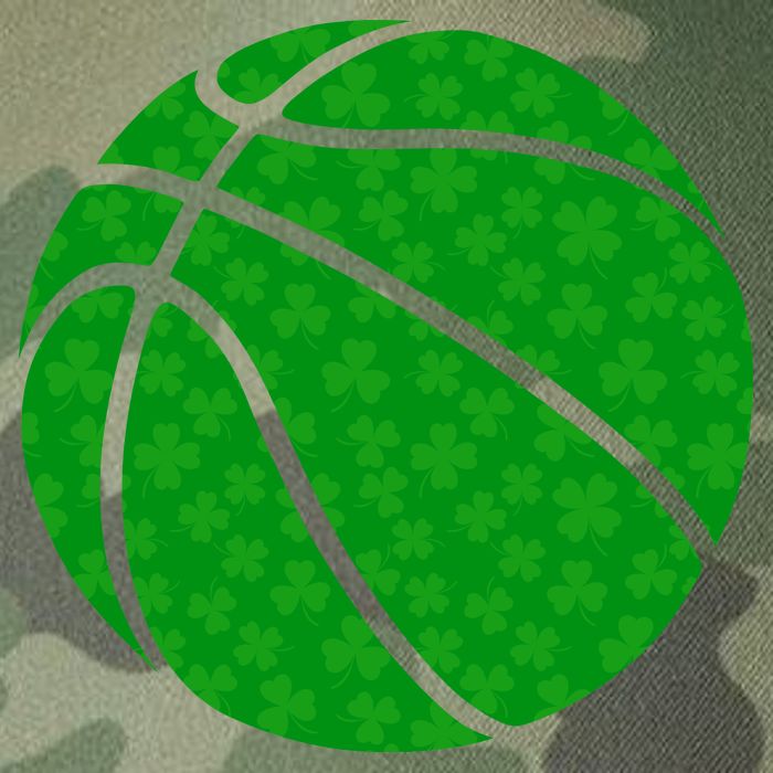 Irish Basketball Shamrock Clover Legacy Tie Dye Trucker Hat