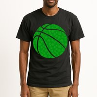 Irish Basketball Shamrock Clover Tall T-Shirt