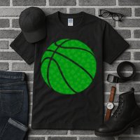 Irish Basketball Shamrock Clover Tall T-Shirt