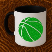 Irish Basketball Shamrock Clover Mug