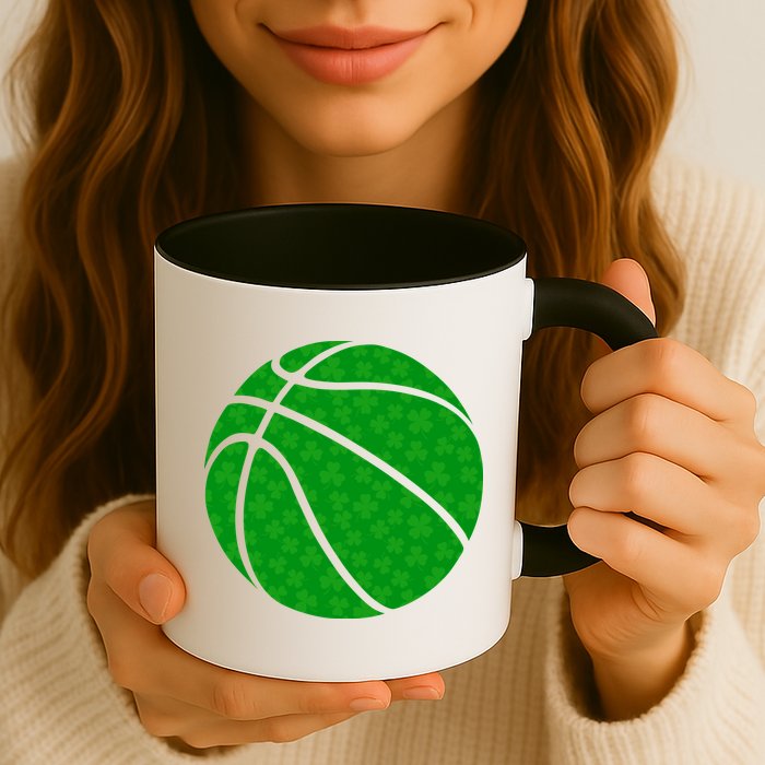 Irish Basketball Shamrock Clover Mug