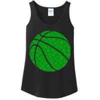 Irish Basketball Shamrock Clover Ladies Essential Tank