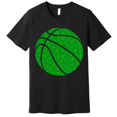 Irish Basketball Shamrock Clover Premium T-Shirt