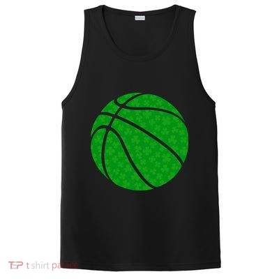 Irish Basketball Shamrock Clover PosiCharge Competitor Tank