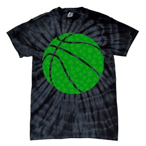 Irish Basketball Shamrock Clover Tie-Dye T-Shirt