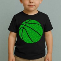 Irish Basketball Shamrock Clover Toddler T-Shirt