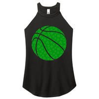 Irish Basketball Shamrock Clover Women’s Perfect Tri Rocker Tank