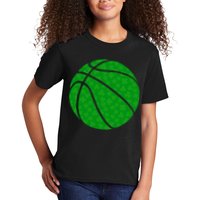 Irish Basketball Shamrock Clover Kids T-Shirt
