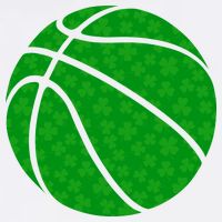 Irish Basketball Shamrock Clover Garment-Dyed Sweatshirt