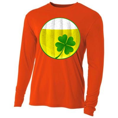 Irish Beer Clover Flag Cooling Performance Long Sleeve Crew