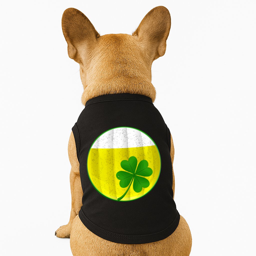 Irish Beer Clover Flag Doggie Tank