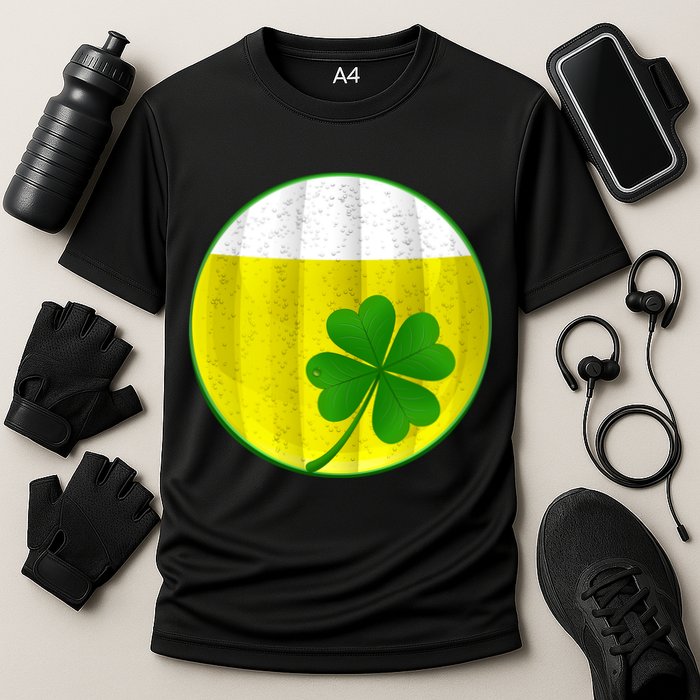 Irish Beer Clover Flag Cooling Performance Crew T-Shirt