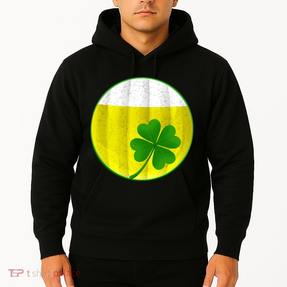 Irish Beer Clover Flag Hoodie