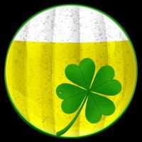 Irish Beer Clover Flag Full-Length Apron With Pockets