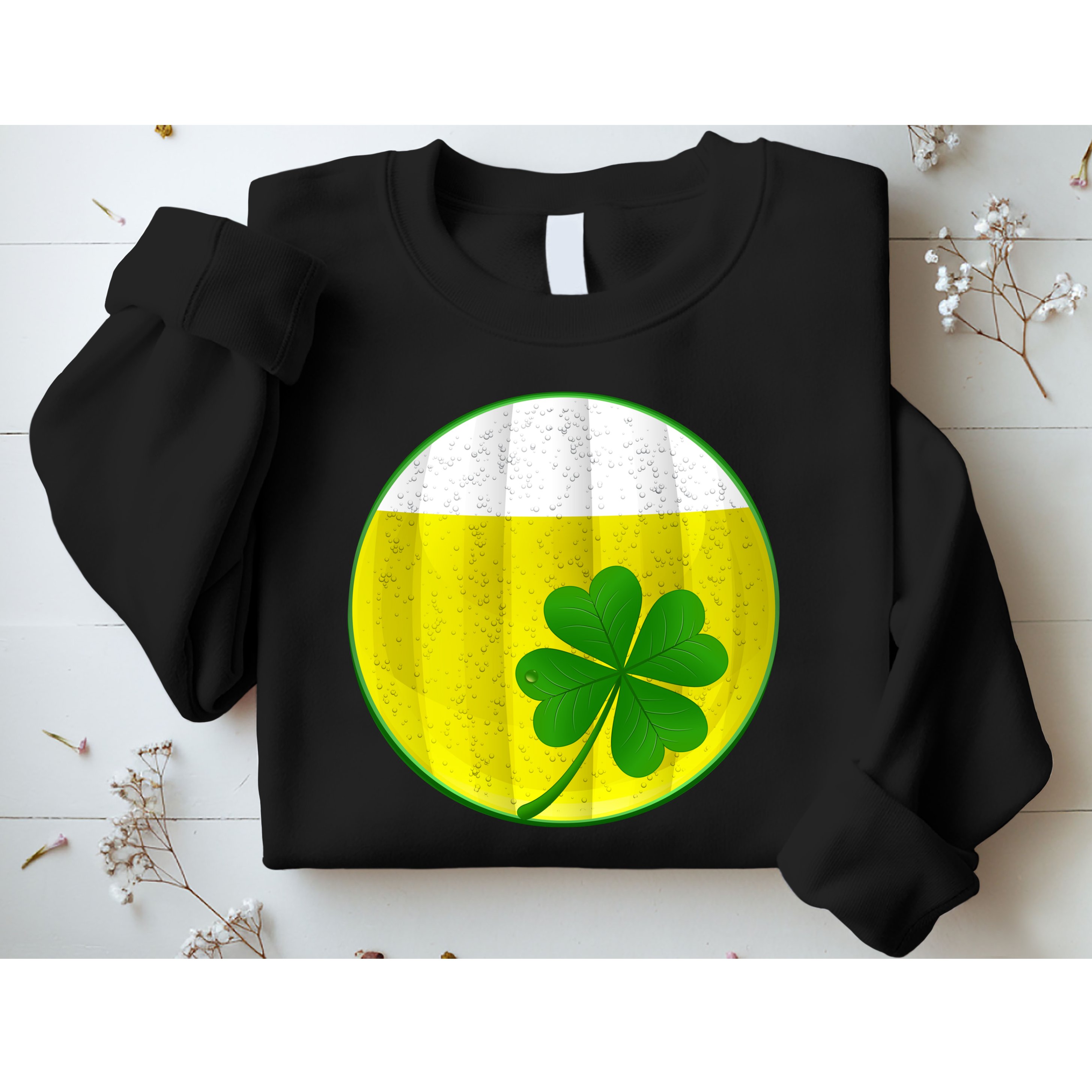 Irish Beer Clover Flag Sweatshirt