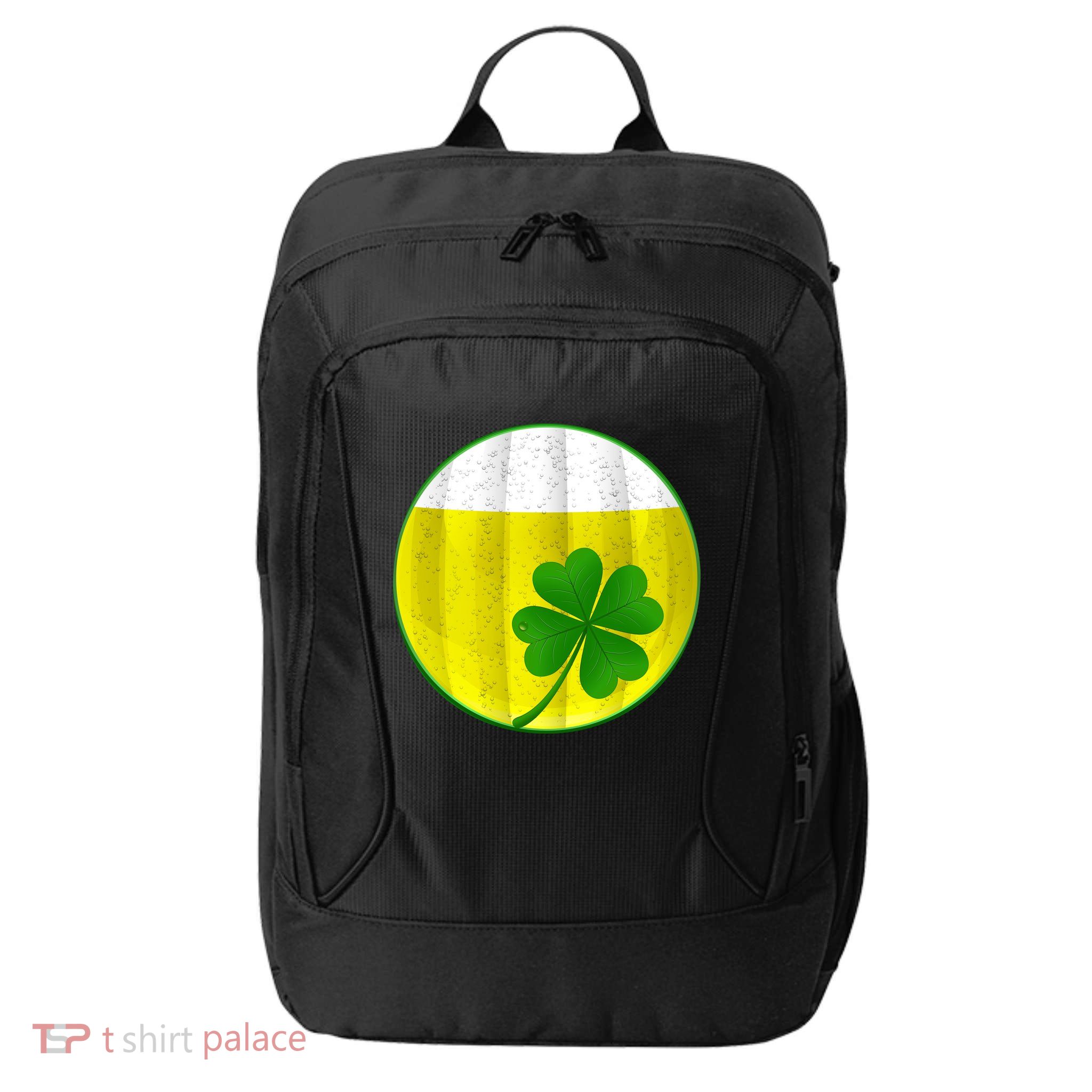 Irish Beer Clover Flag City Backpack