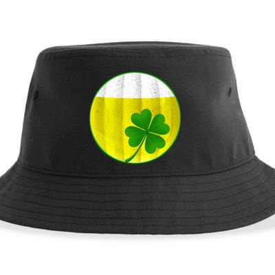 Irish Beer Clover Flag Sustainable Bucket Hat