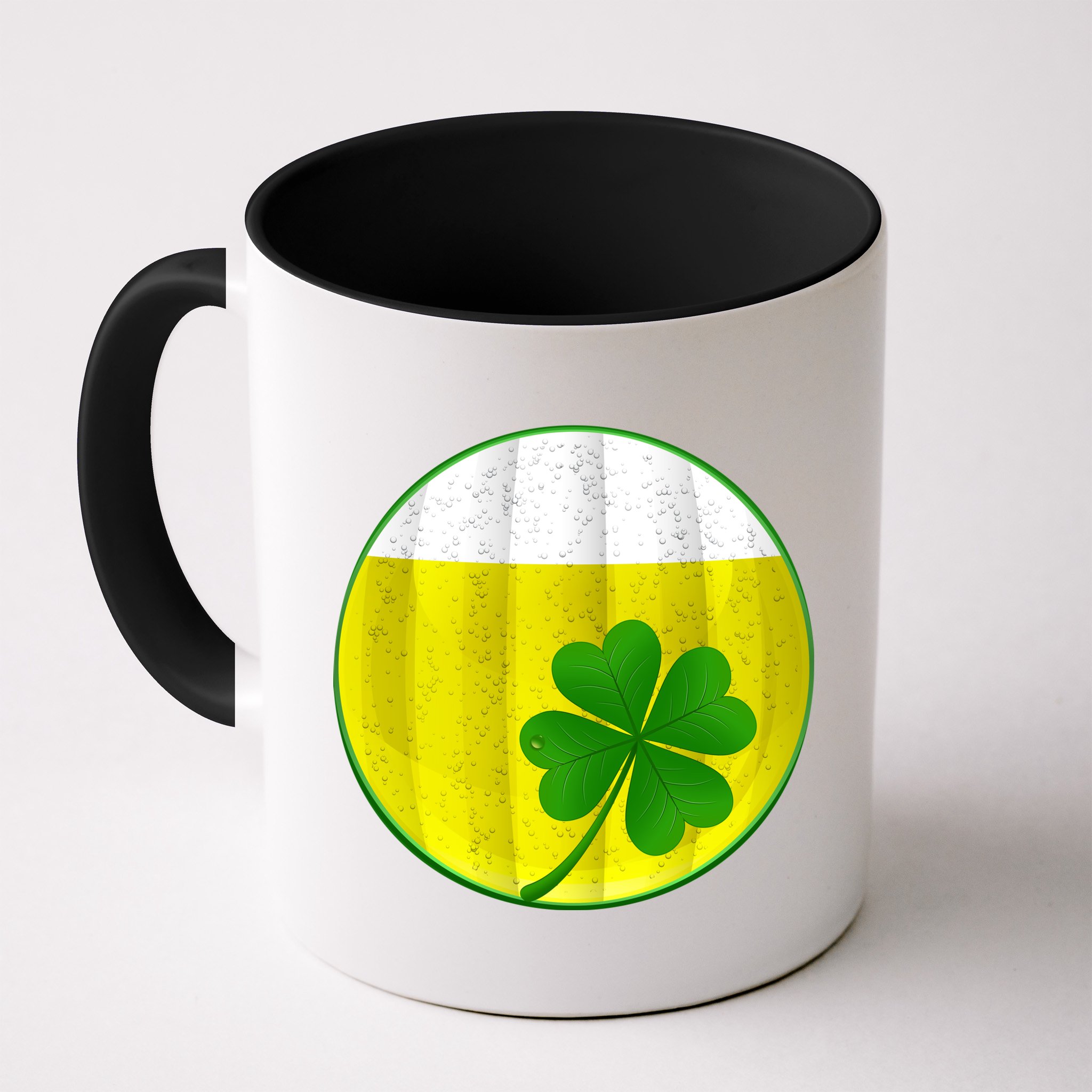 Irish Beer Clover Flag Mug
