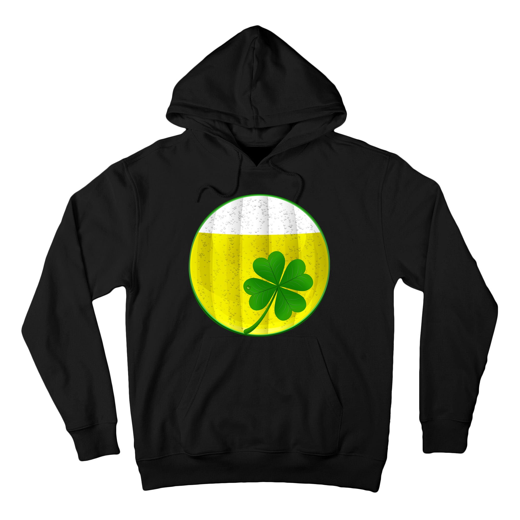 Irish Beer Clover Flag Tall Hoodie