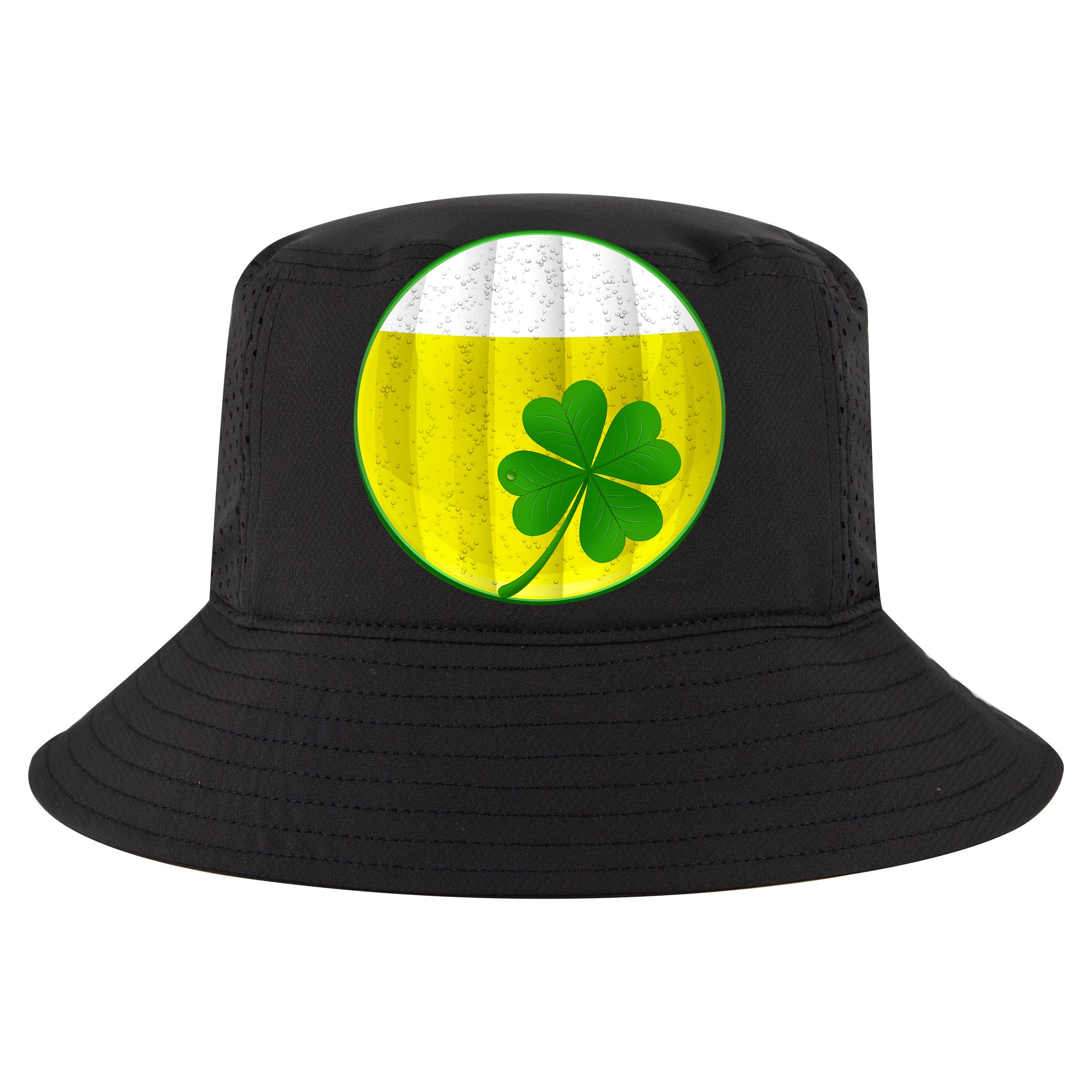 Irish Beer Clover Flag Cropped Pullover Crew